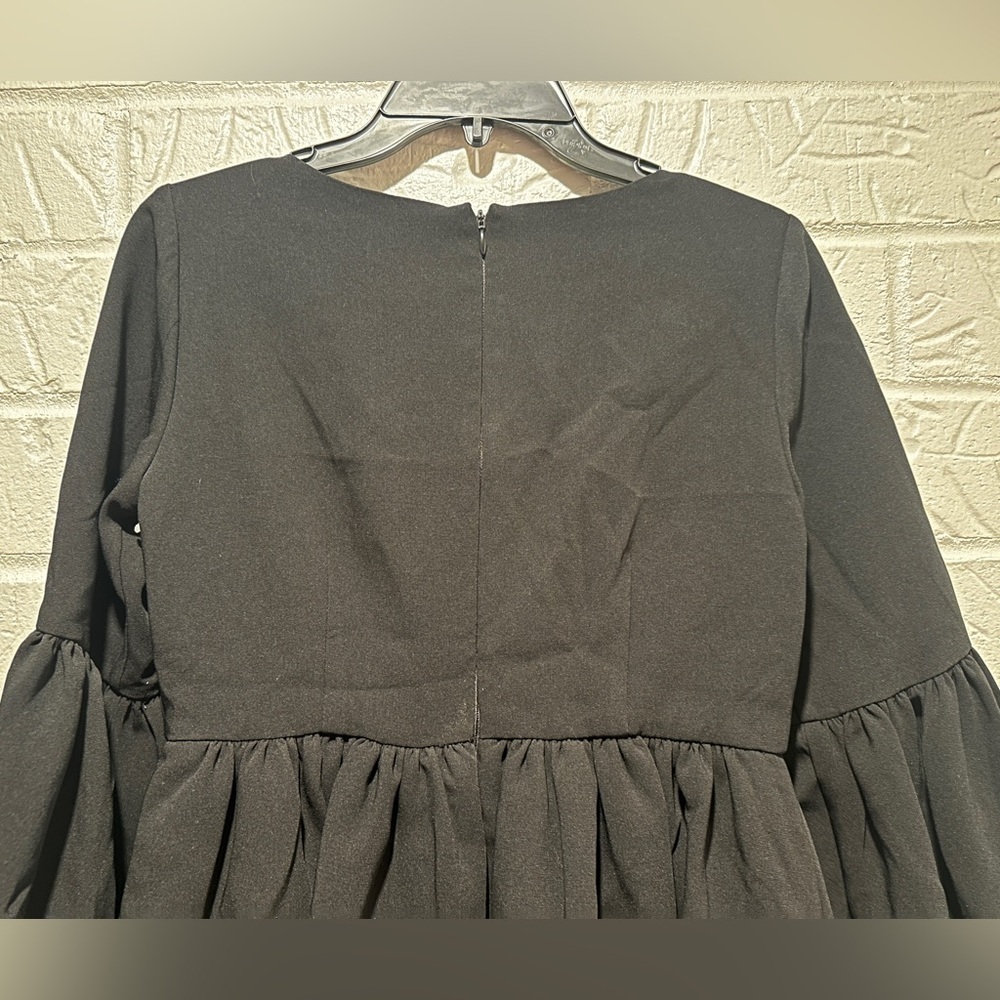 New Cinq à Sept Dorina Long Sleeve Empire Waist Minidress Size 2 - Picture 6 of 13